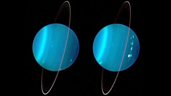 Почему Уран “лежит на боку”?