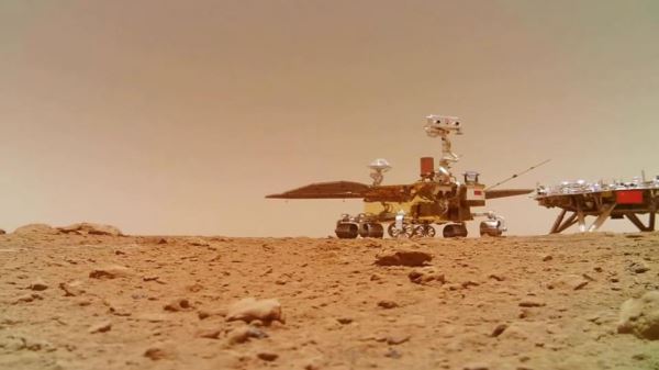 Китай опубликовал видео с Марса, снятое во время миссии «Тяньвэнь-1»