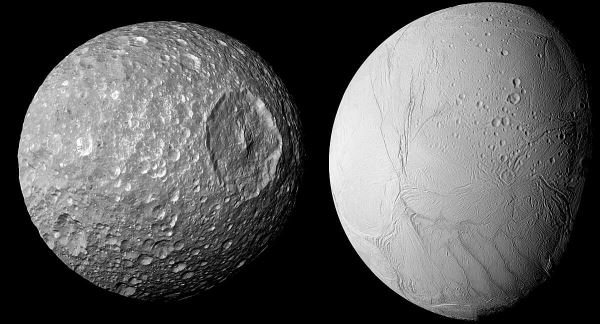 Обнаружены признаки наличия подповерхностного океана на небольшом спутнике Сатурна