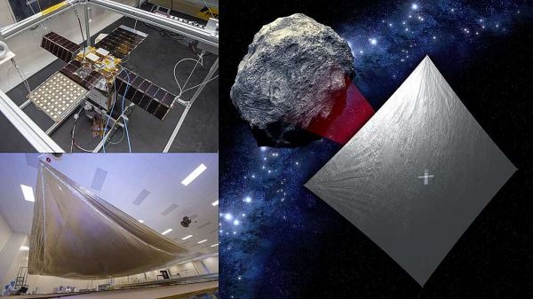 Новый солнечный парусник НАСА будет преследовать крохотный астероид