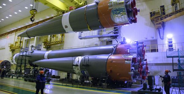 Ракета для запуска корабля «Прогресс МС-19» собрана в «пакет»